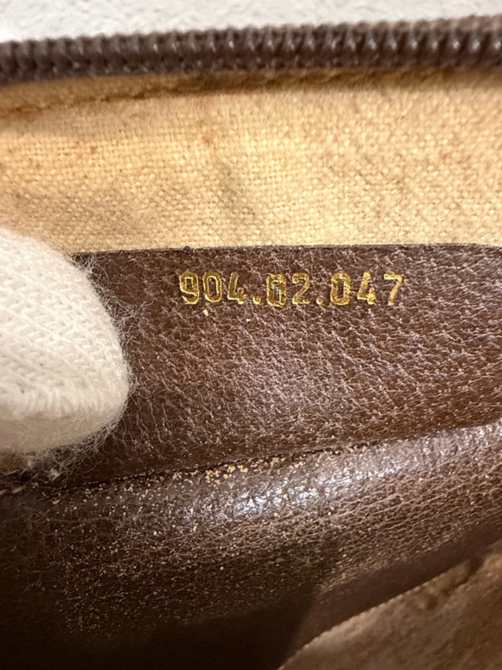 Gucci Beige/Brown GG Canvas Crossbody with Green-Red Web - Picture 11 of 11